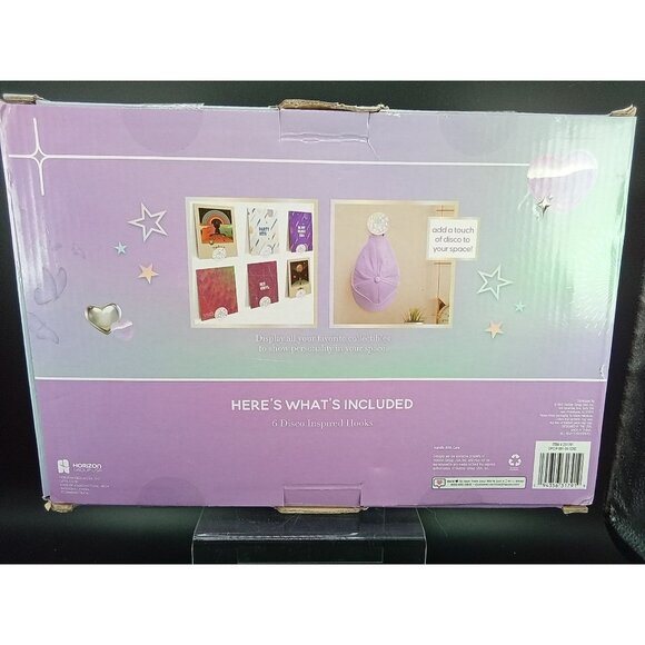 Your Decor Disco Display Hooks Set Of 6 From Horizon Group USA For Wall - Picture 2 of 8